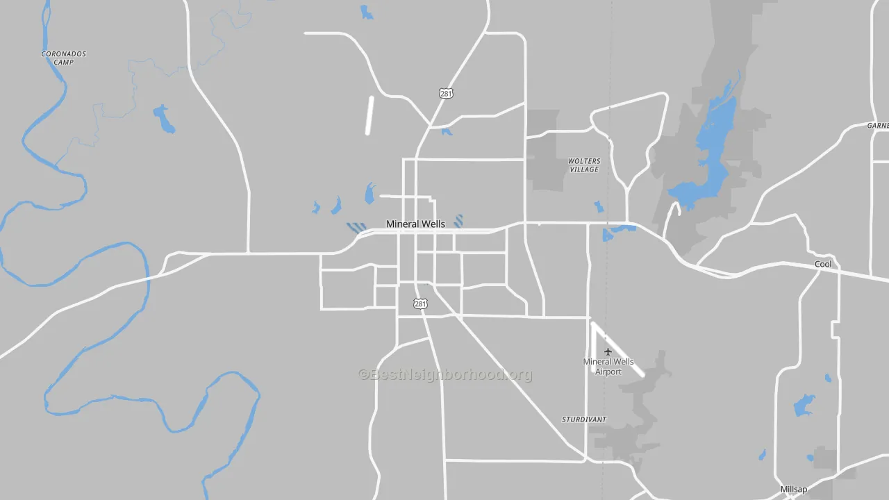 Transit Grade map of 76067, TX