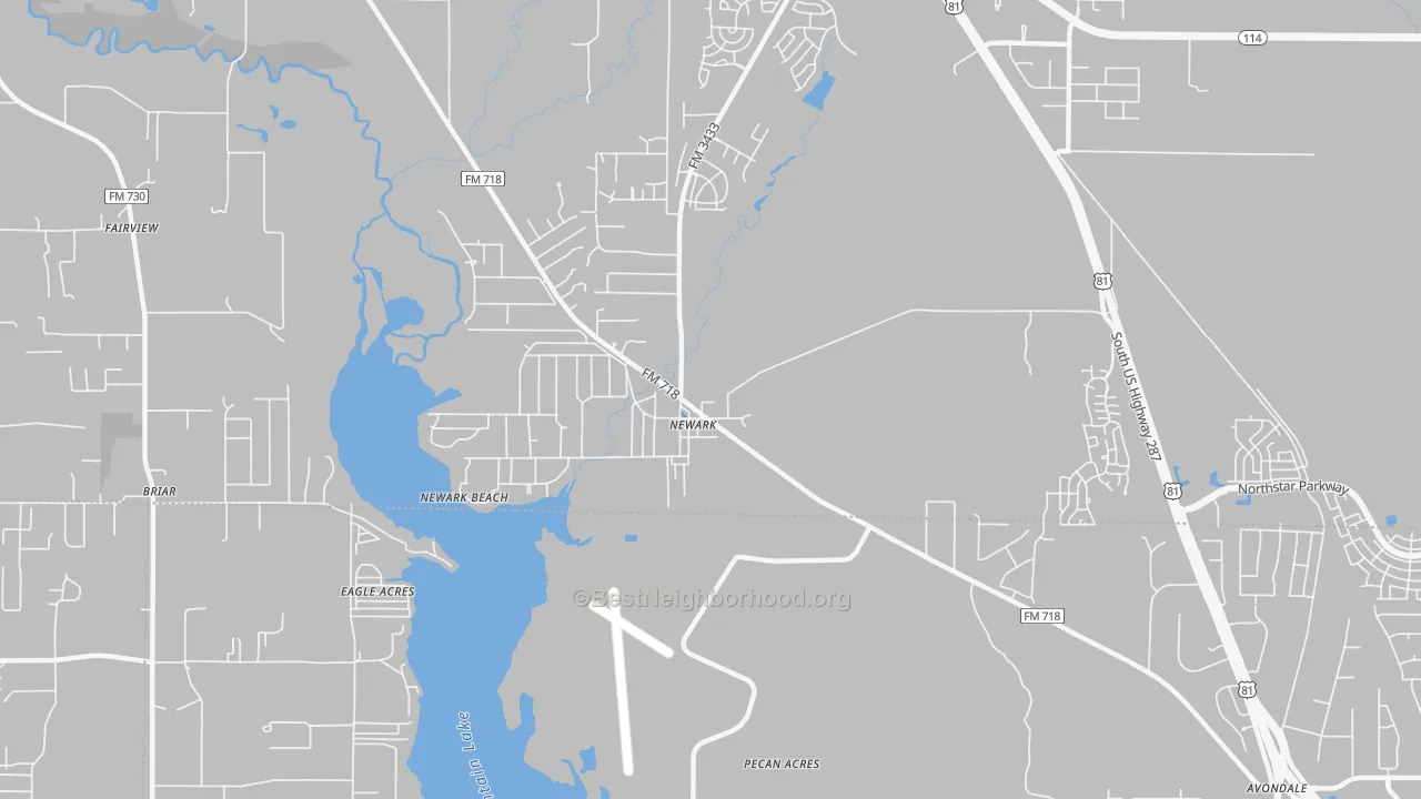 Transit Grade map of 76071, TX