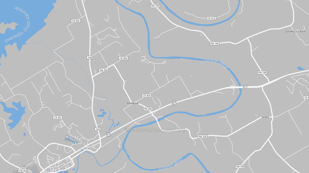 Transit Grade map of 76077, TX