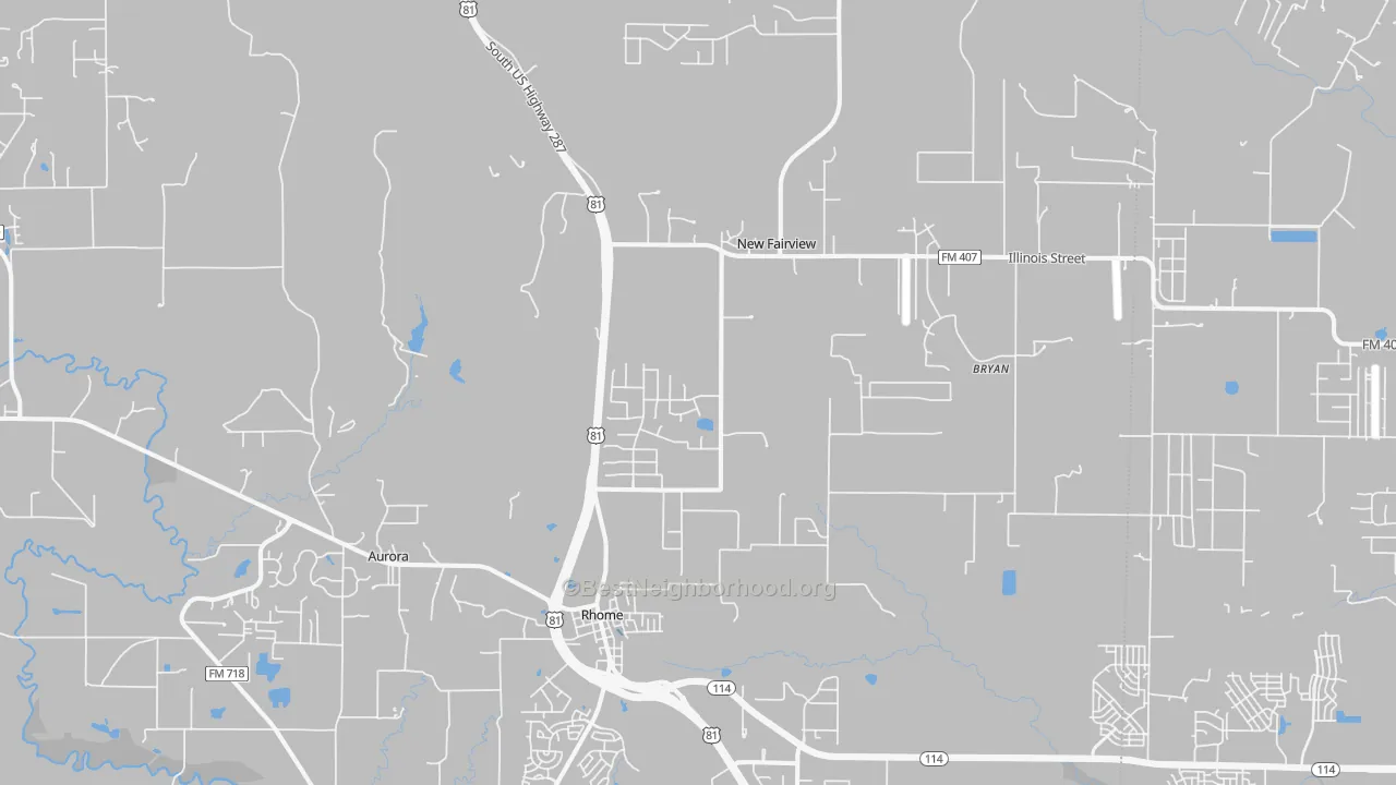 Transit Grade map of 76078, TX