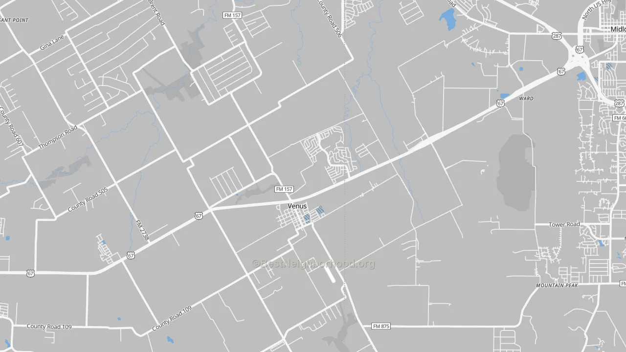Transit Grade map of 76084, TX
