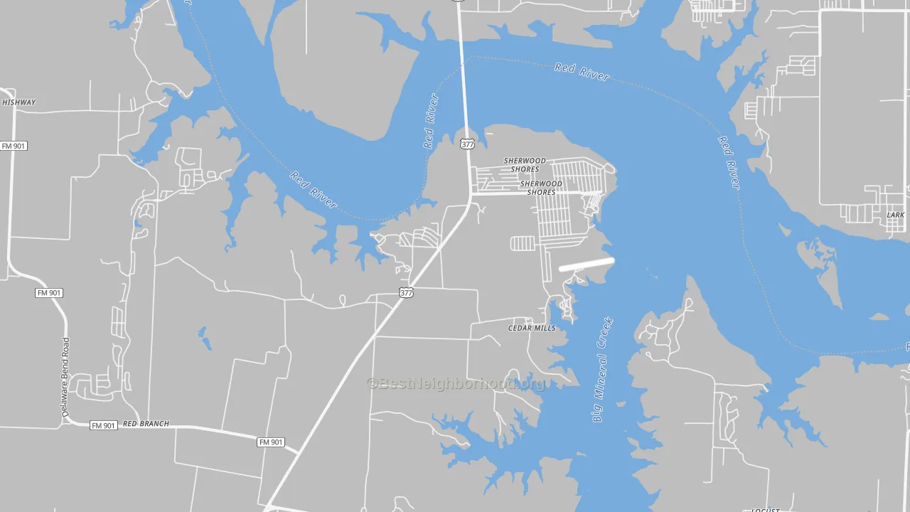 Transit Grade map of 76245, TX