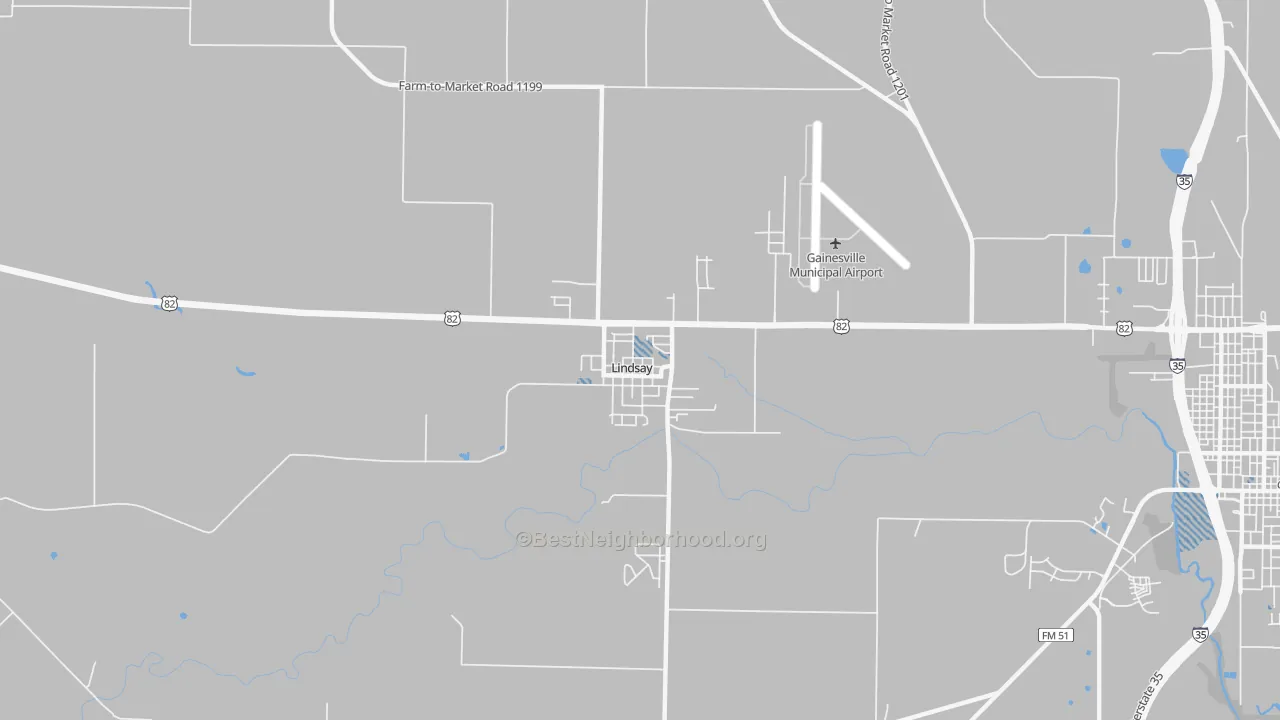Transit Grade map of 76250, TX