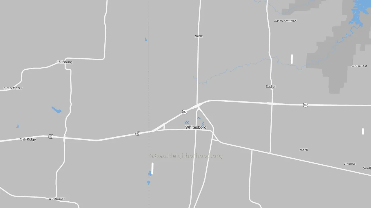 Transit Grade map of 76273, TX
