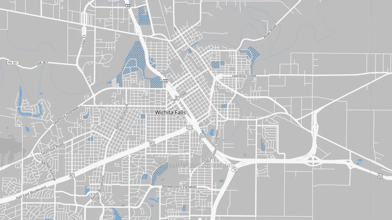 Transit Grade map of 76301, TX