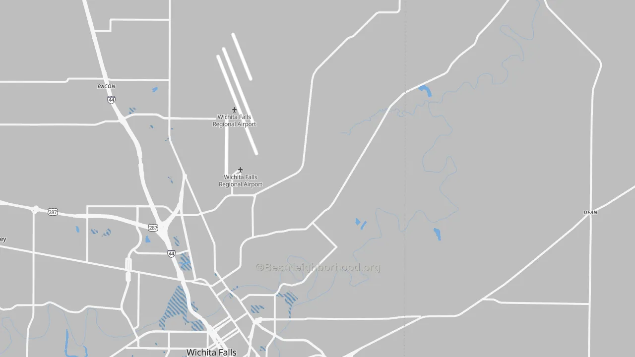 Transit Grade map of 76305, TX