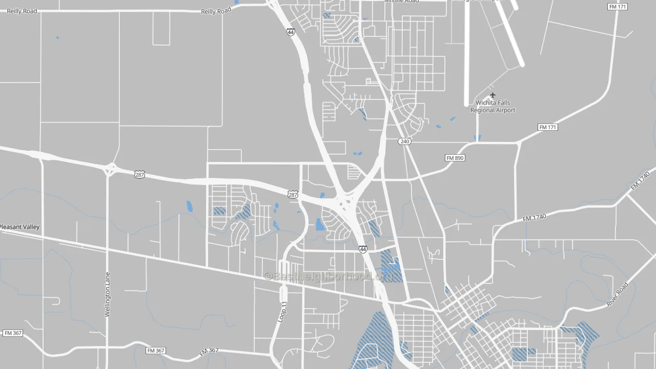 Transit Grade map of 76306, TX