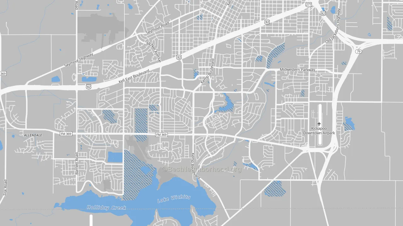 Transit Grade map of 76308, TX