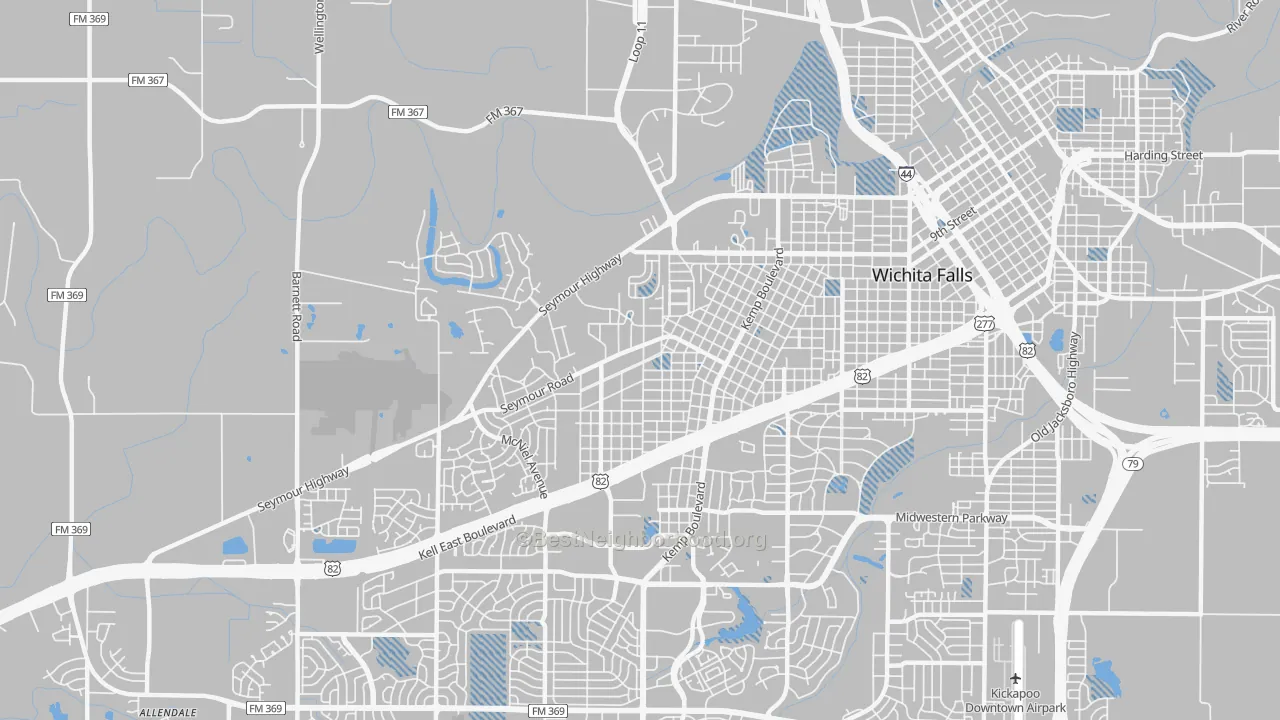 Transit Grade map of 76309, TX