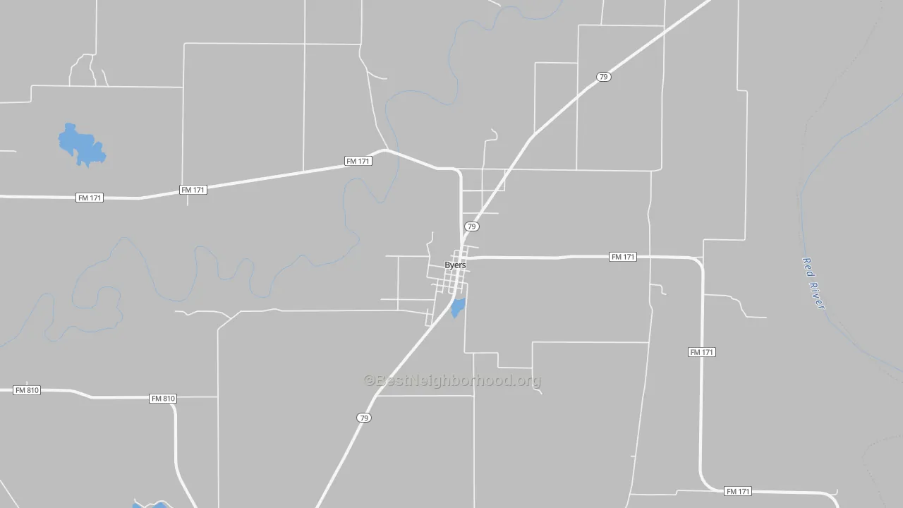 Transit Grade map of 76357, TX