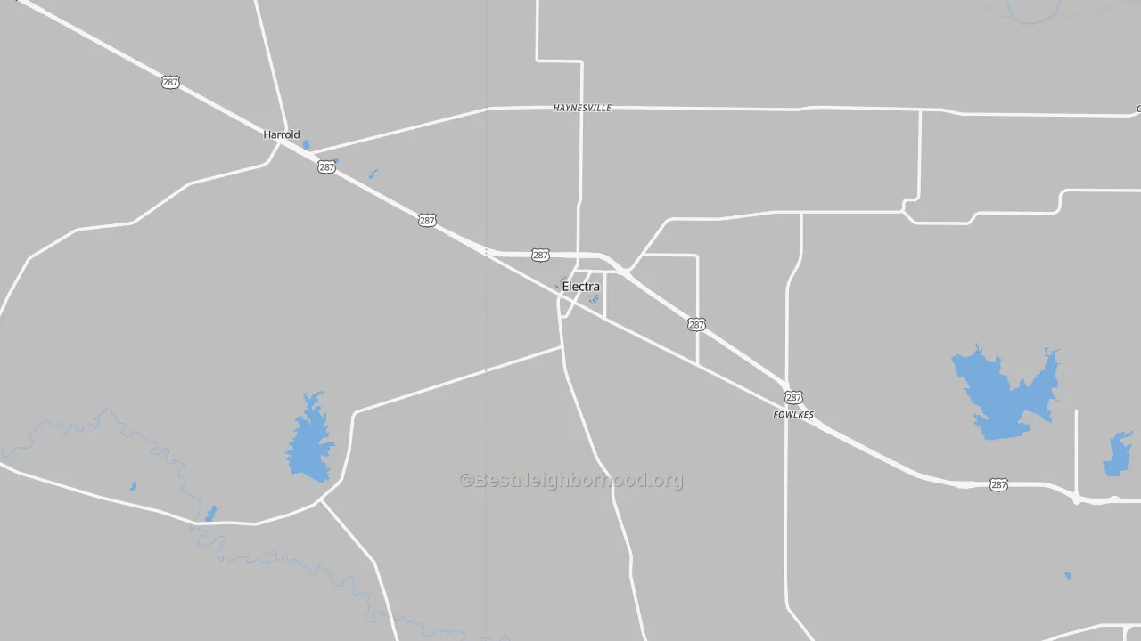 Transit Grade map of 76360, TX