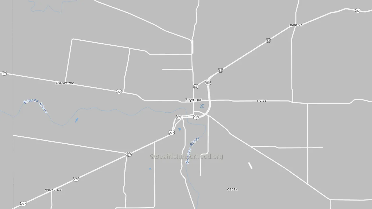 Transit Grade map of 76380, TX