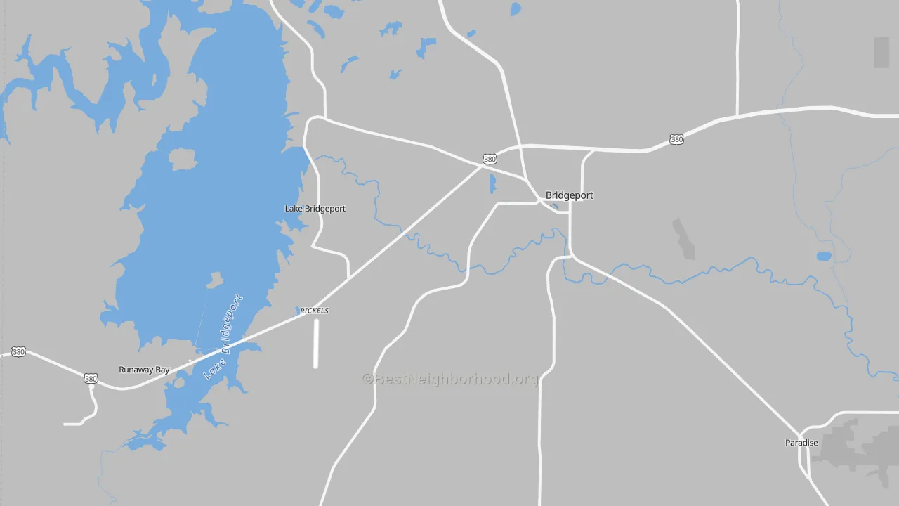 Transit Grade map of 76426, TX