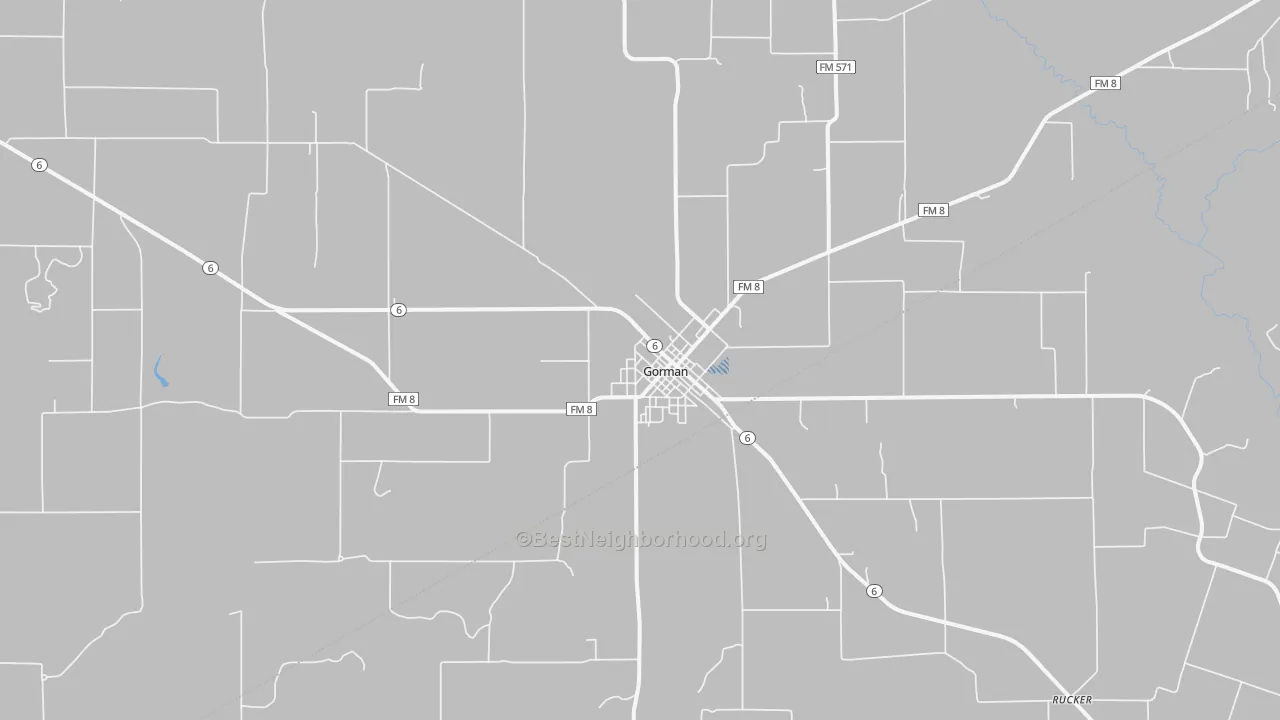 Transit Grade map of 76454, TX