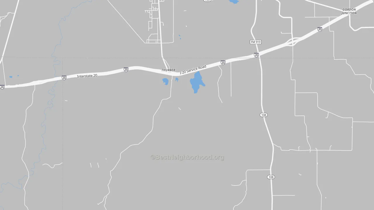 Transit Grade map of 76463, TX