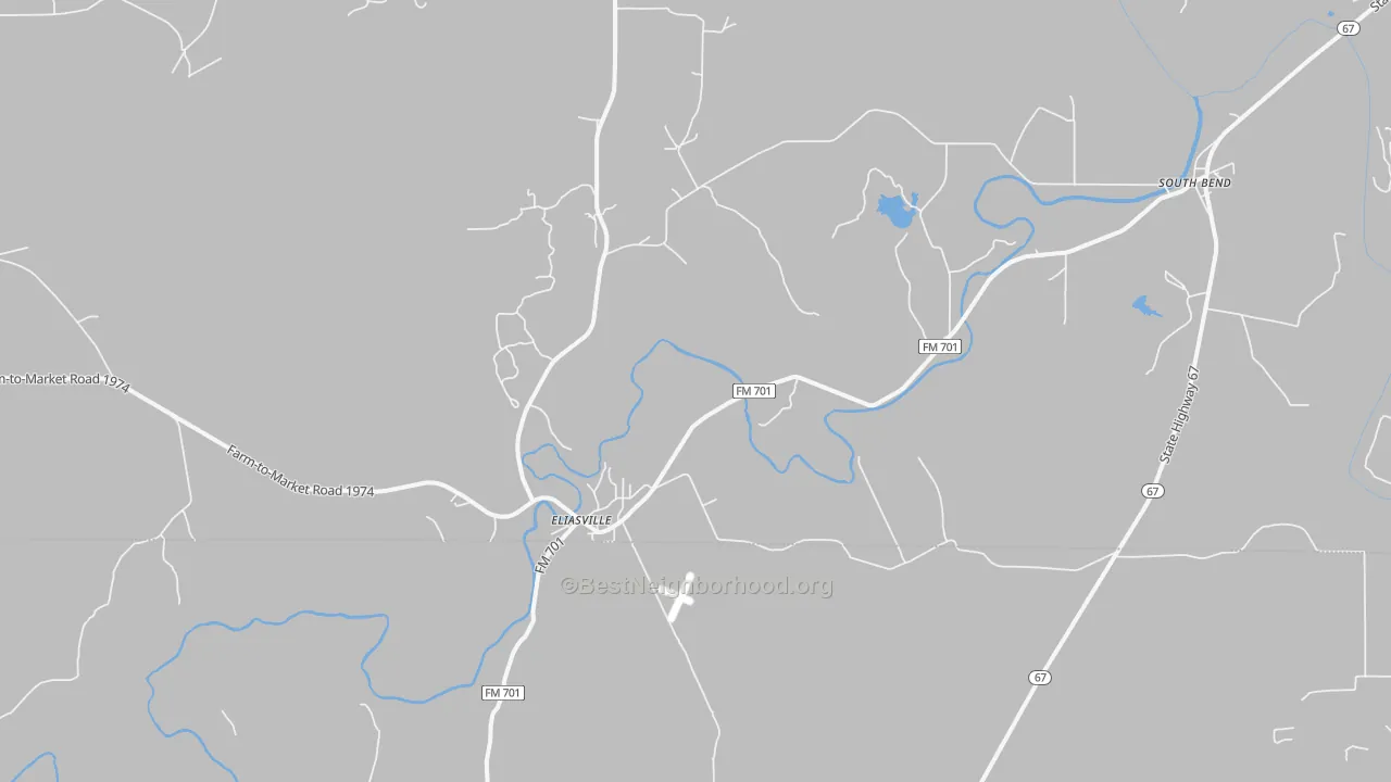 Transit Grade map of 76481, TX