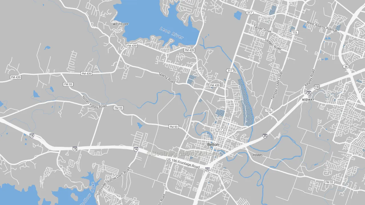 Transit Grade map of 76513, TX
