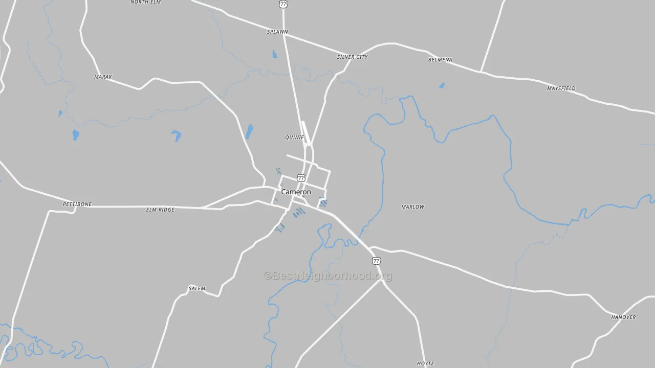Transit Grade map of 76520, TX