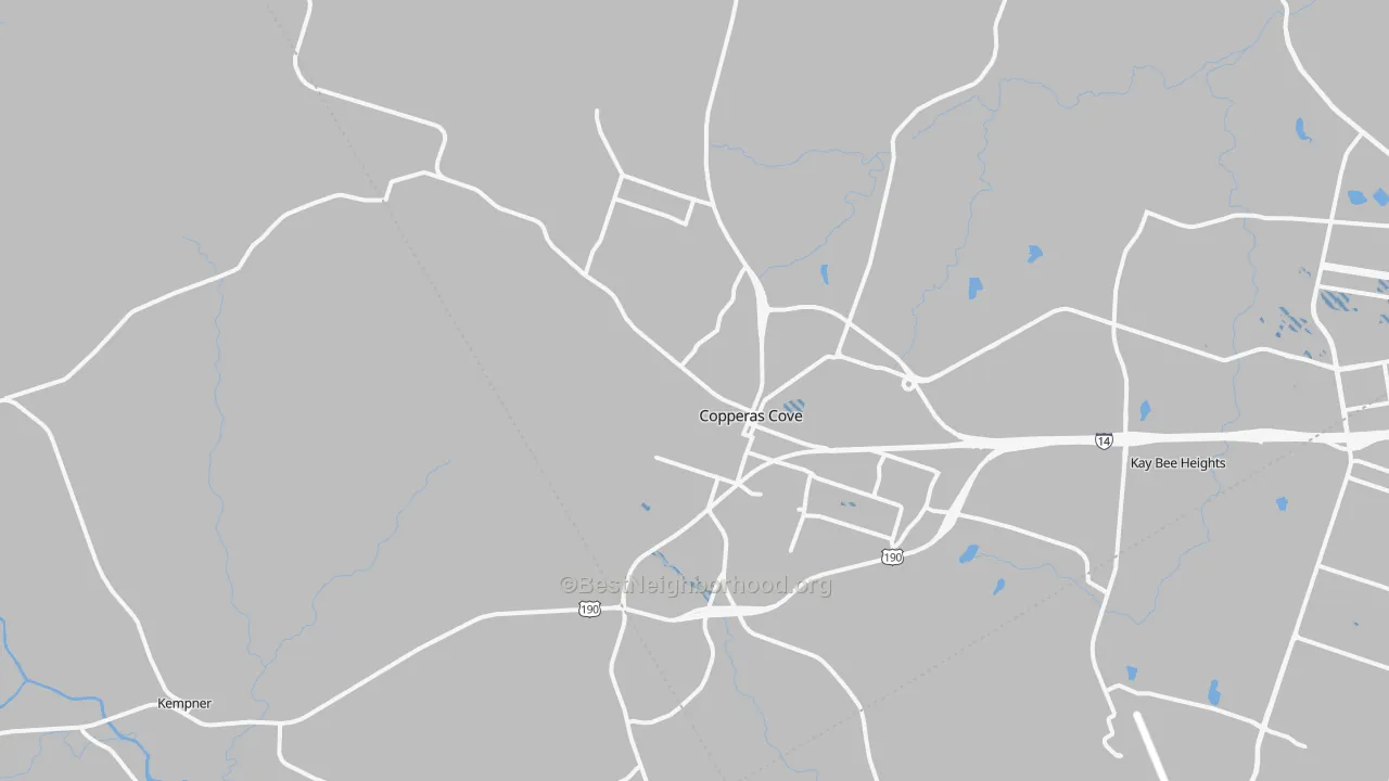 Transit Grade map of 76522, TX