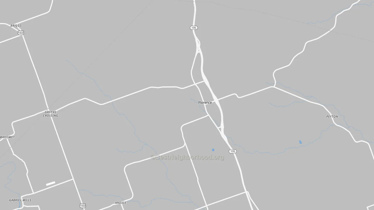 Transit Grade map of 76527, TX