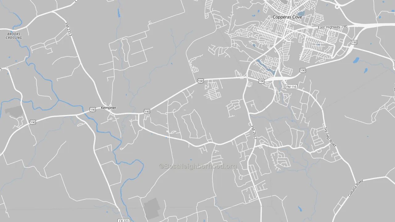 Transit Grade map of 76539, TX