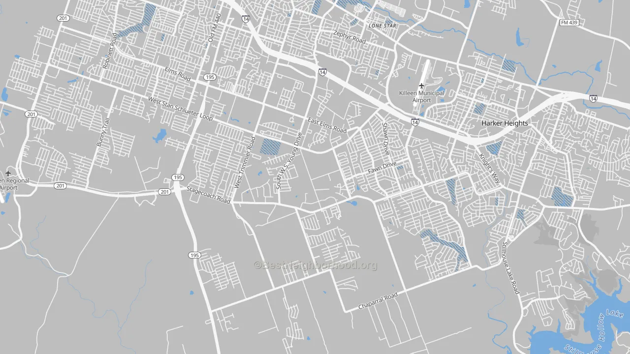 Transit Grade map of 76542, TX