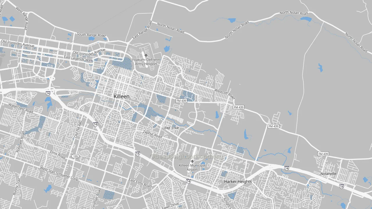 Transit Grade map of 76543, TX