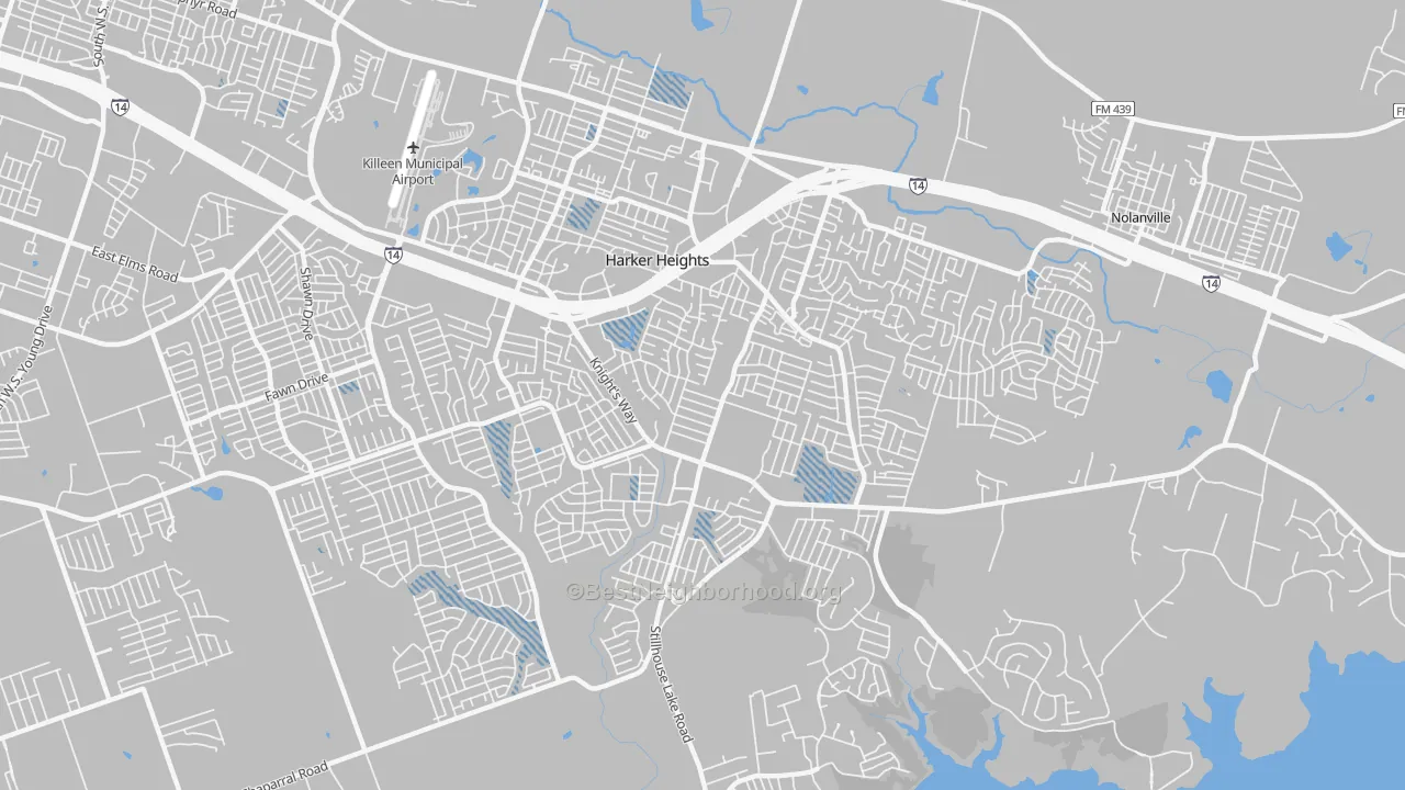 Transit Grade map of 76548, TX
