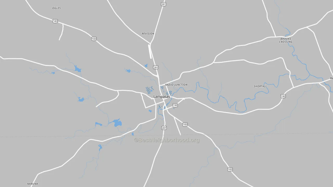 Transit Grade map of 76550, TX