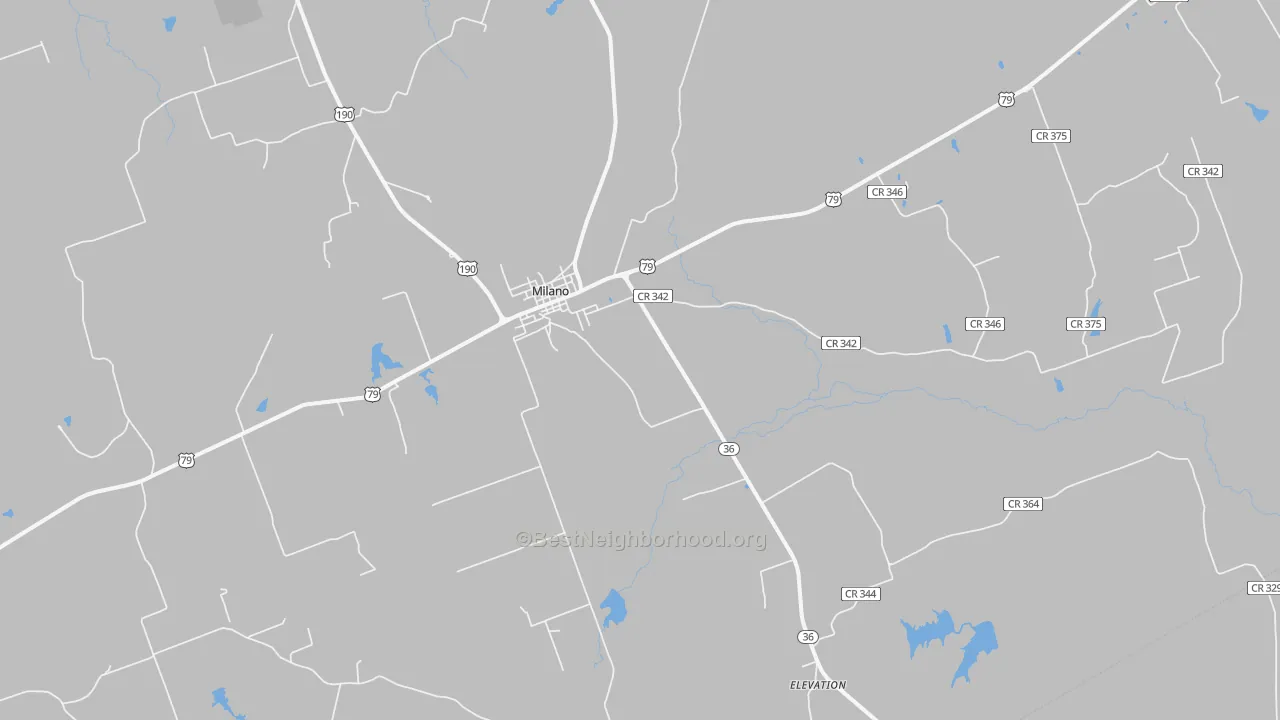 Transit Grade map of 76556, TX