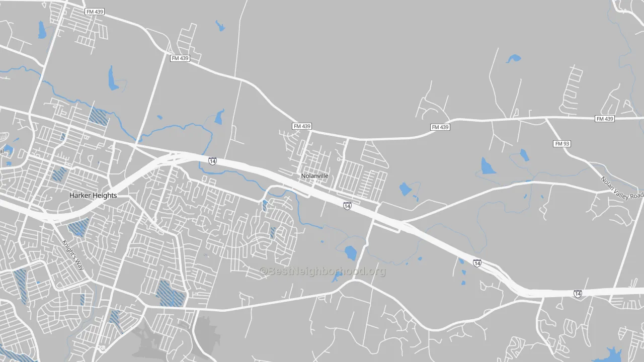 Transit Grade map of 76559, TX