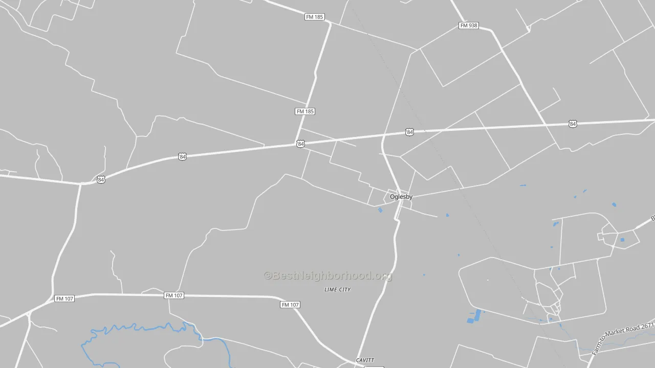 Transit Grade map of 76561, TX