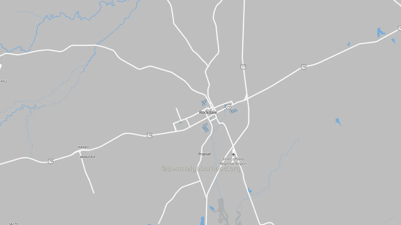 Transit Grade map of 76567, TX