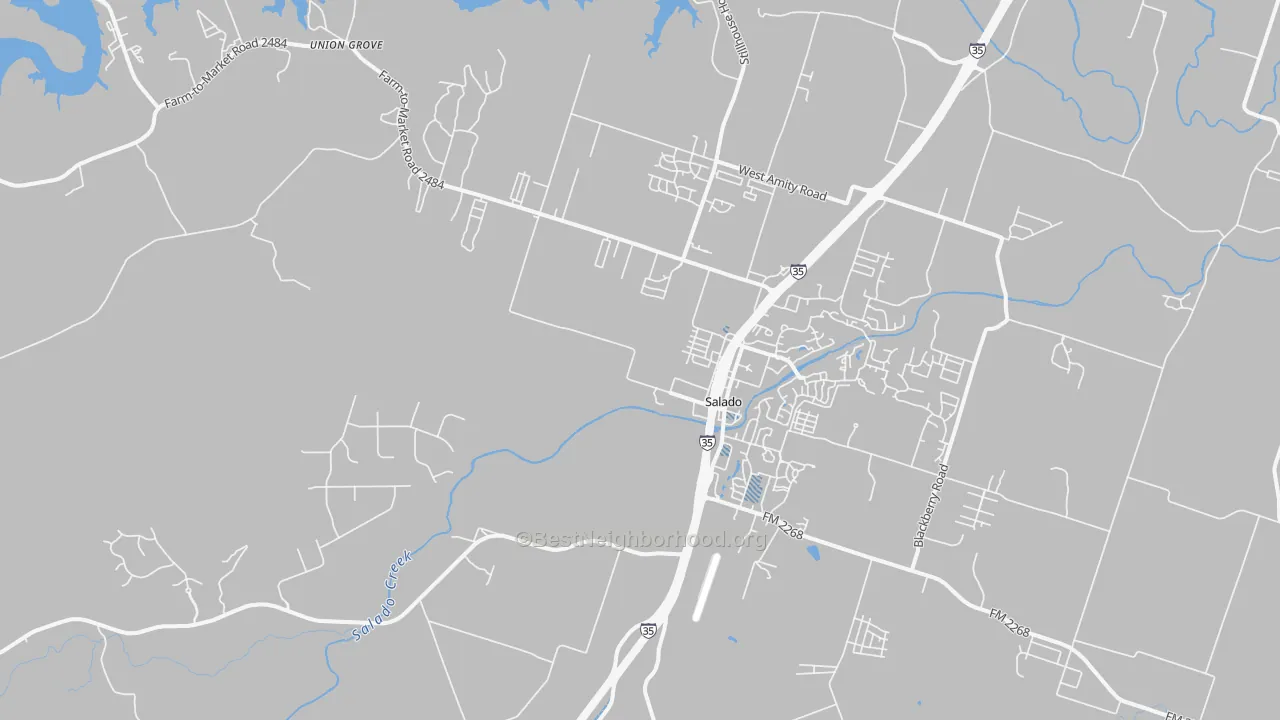 Transit Grade map of 76571, TX