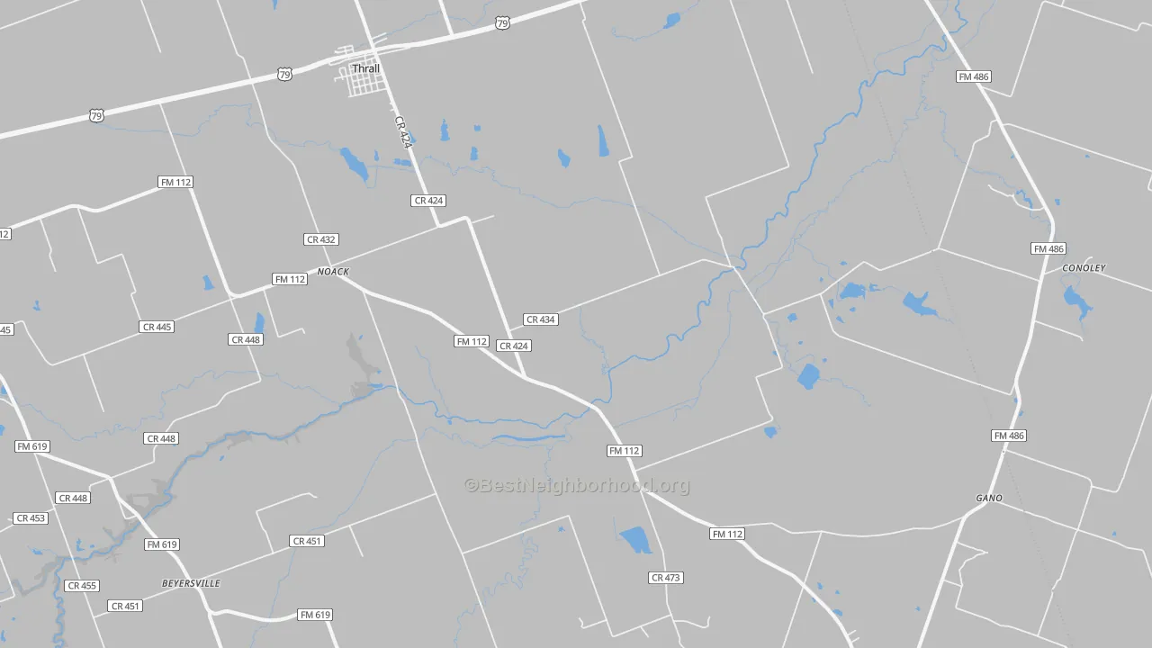 Transit Grade map of 76578, TX