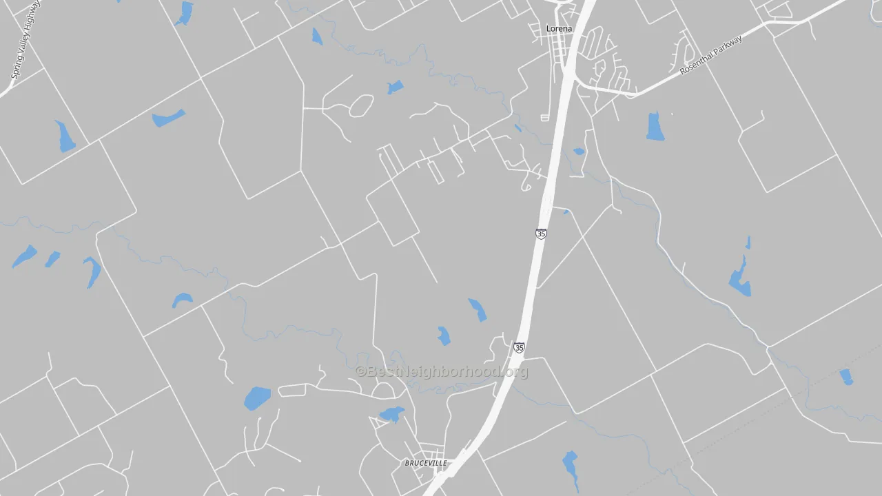 Transit Grade map of 76630, TX