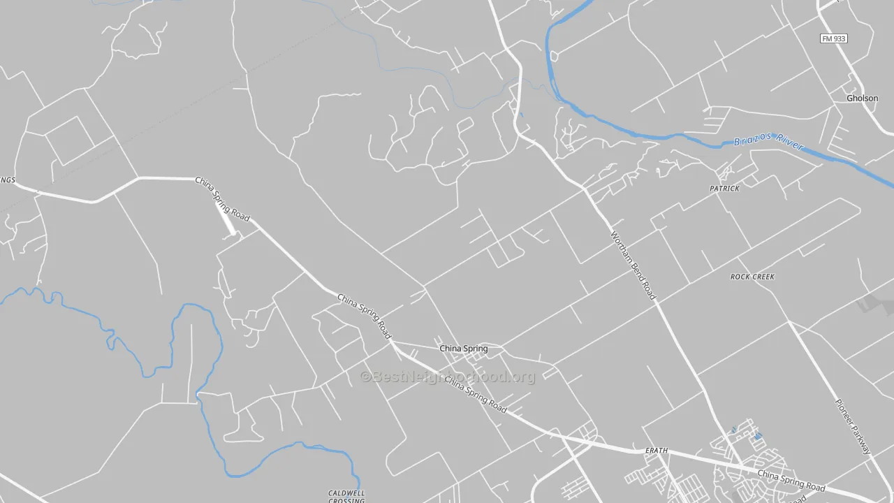 Transit Grade map of 76633, TX