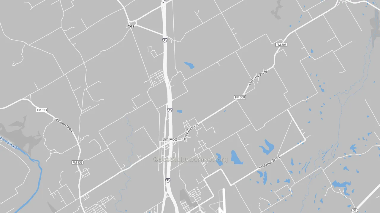 Transit Grade map of 76640, TX