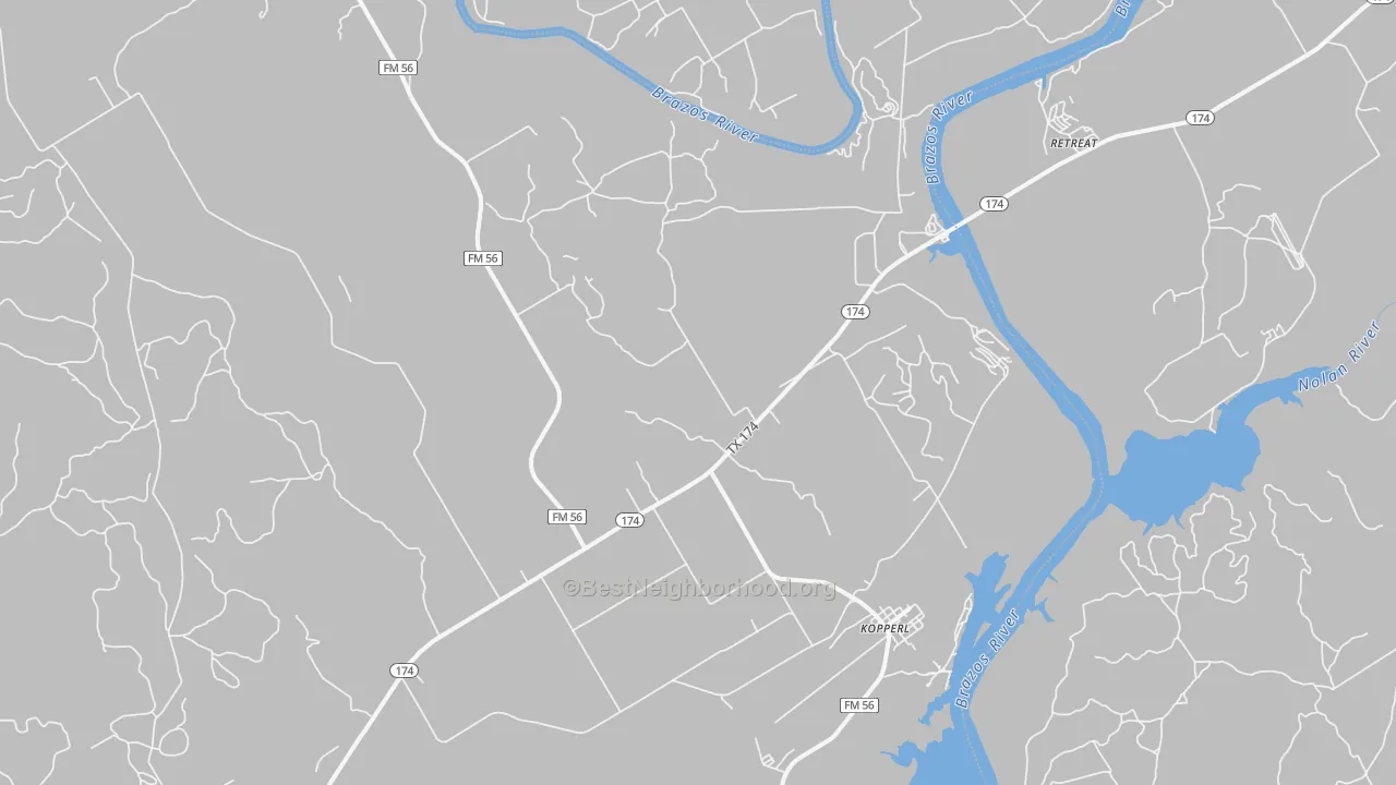 Transit Grade map of 76652, TX