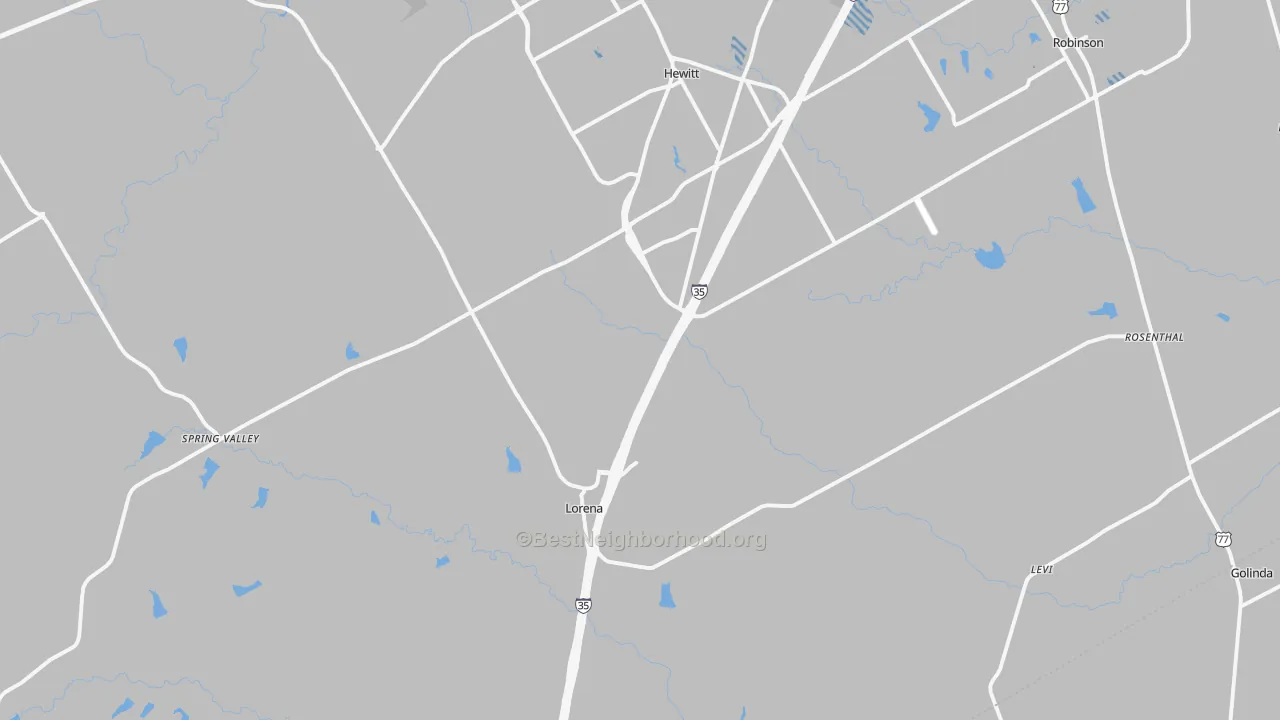 Transit Grade map of 76655, TX