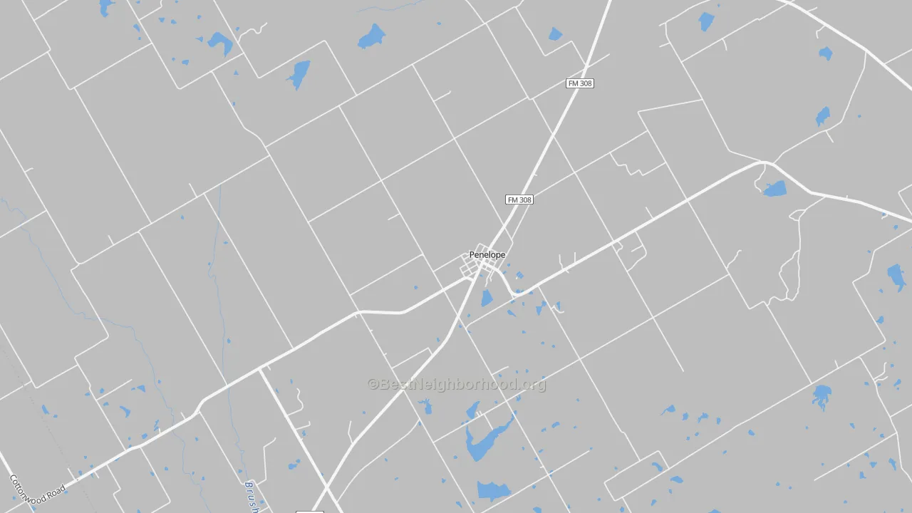 Transit Grade map of 76676, TX