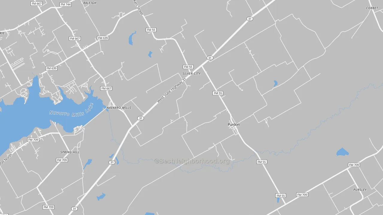 Transit Grade map of 76679, TX
