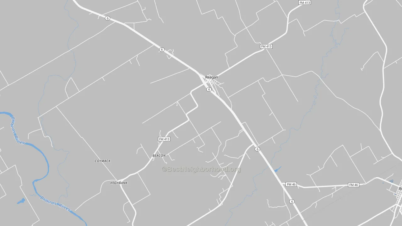Transit Grade map of 76680, TX