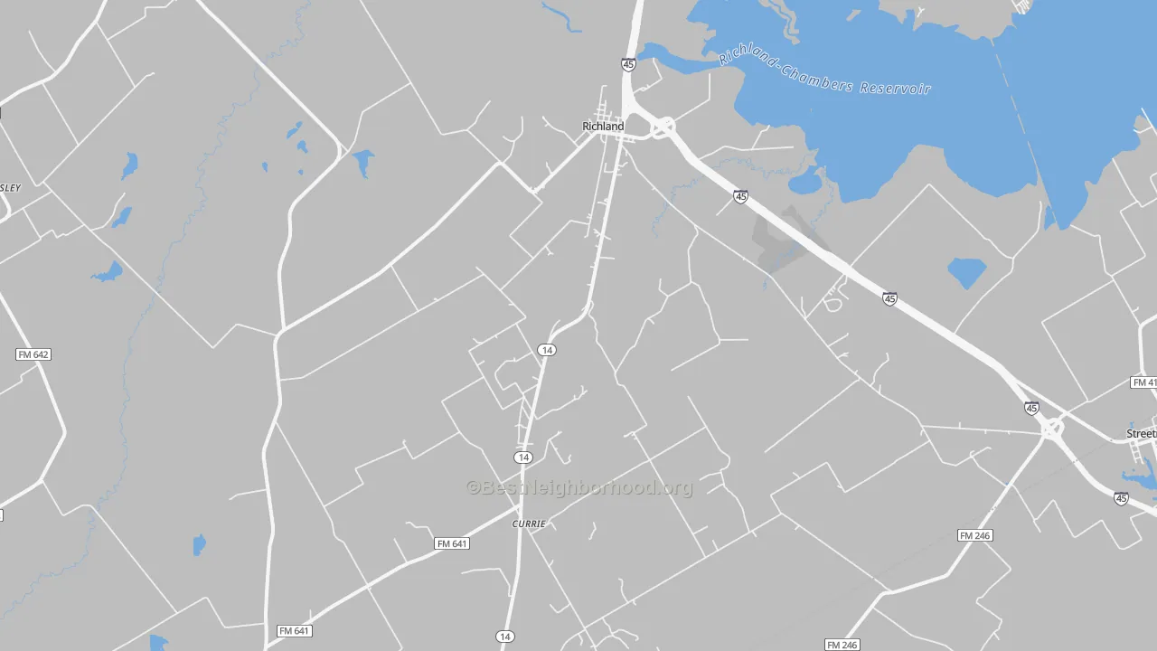 Transit Grade map of 76681, TX