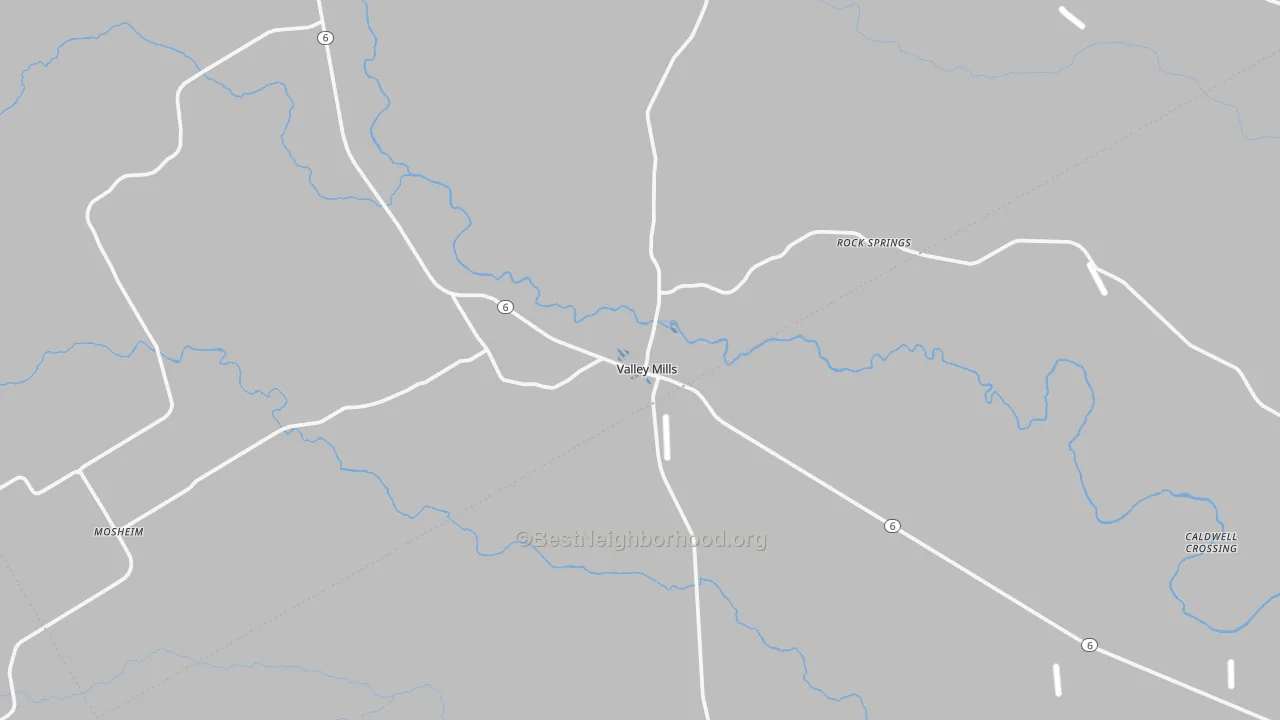 Transit Grade map of 76689, TX