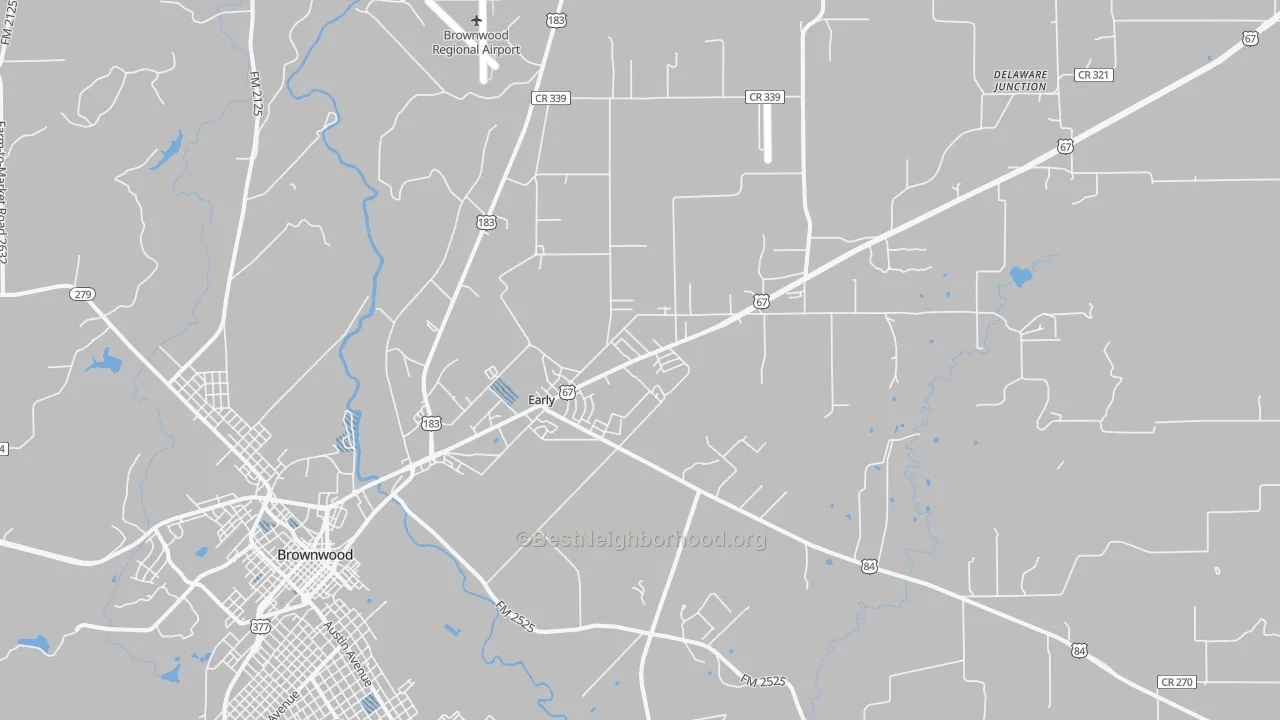 Transit Grade map of 76802, TX