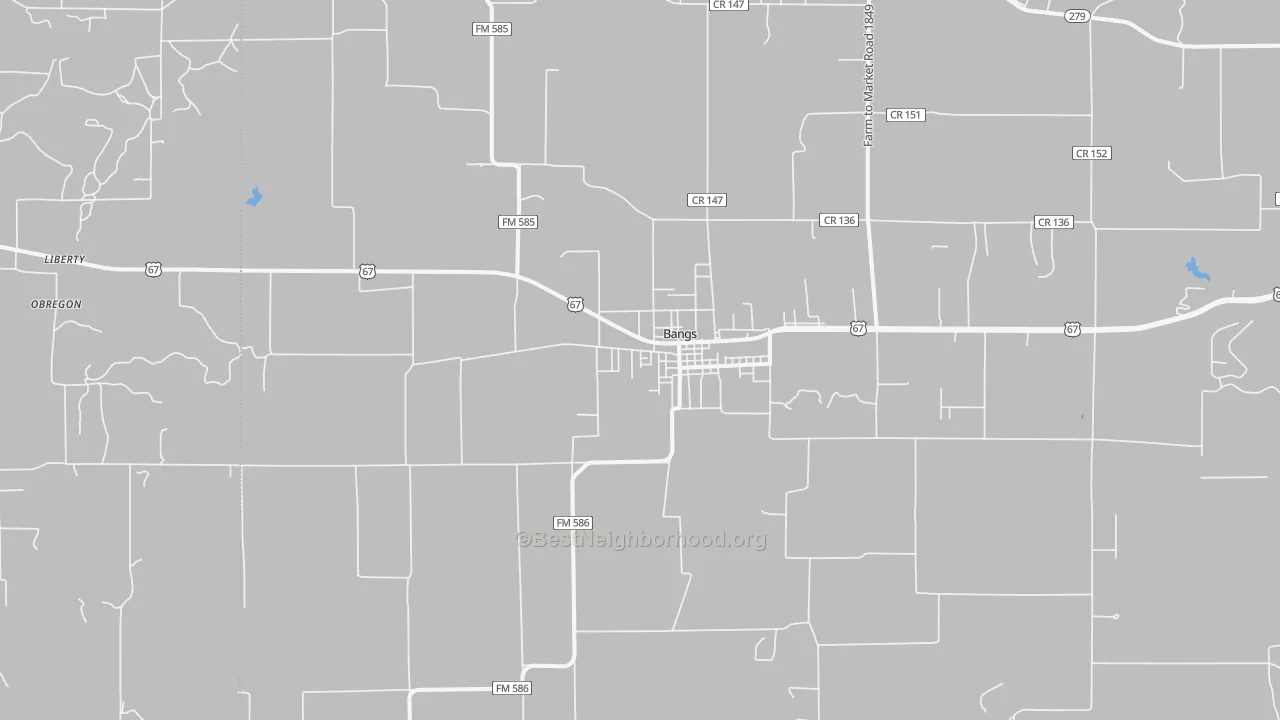 Transit Grade map of 76823, TX