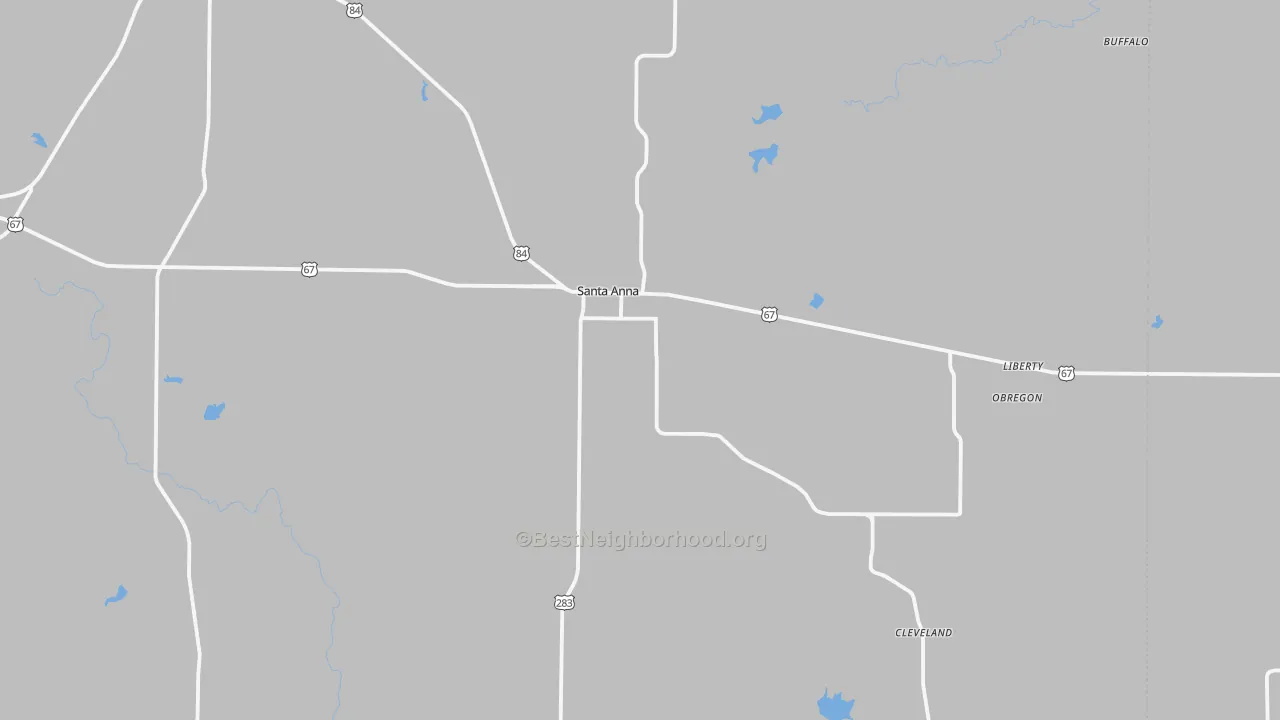 Transit Grade map of 76878, TX