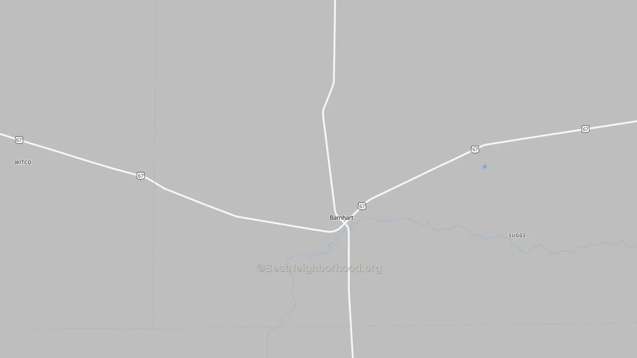 Transit Grade map of 76930, TX