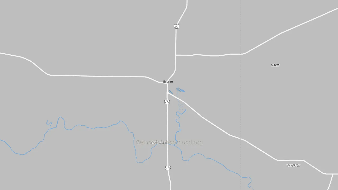 Transit Grade map of 76933, TX